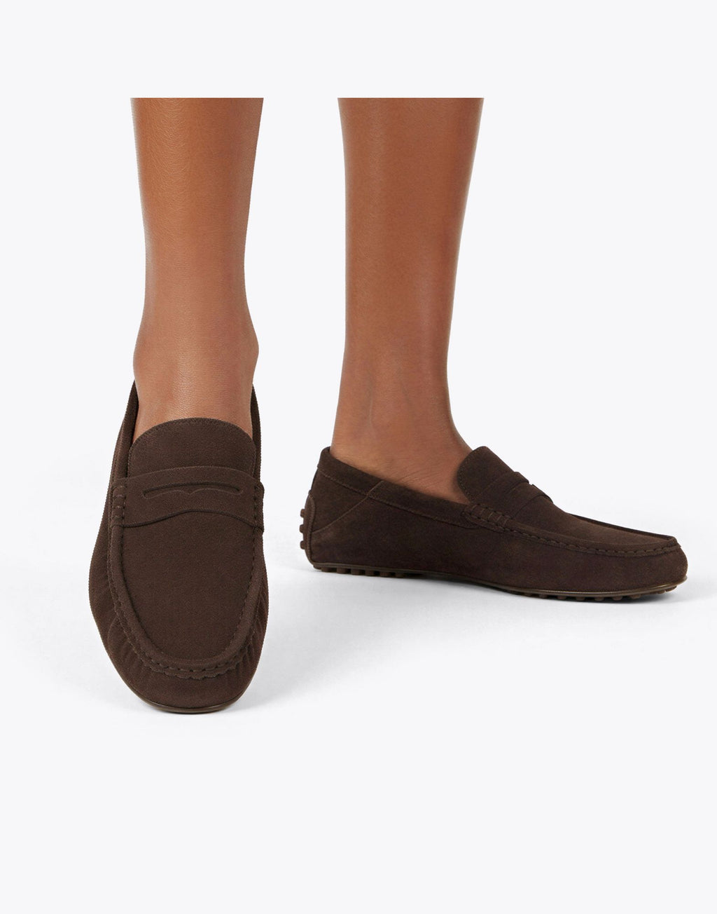 STEVE MADDEN Mocassini Roger con Mascherina Marrone Cioccolato Suede