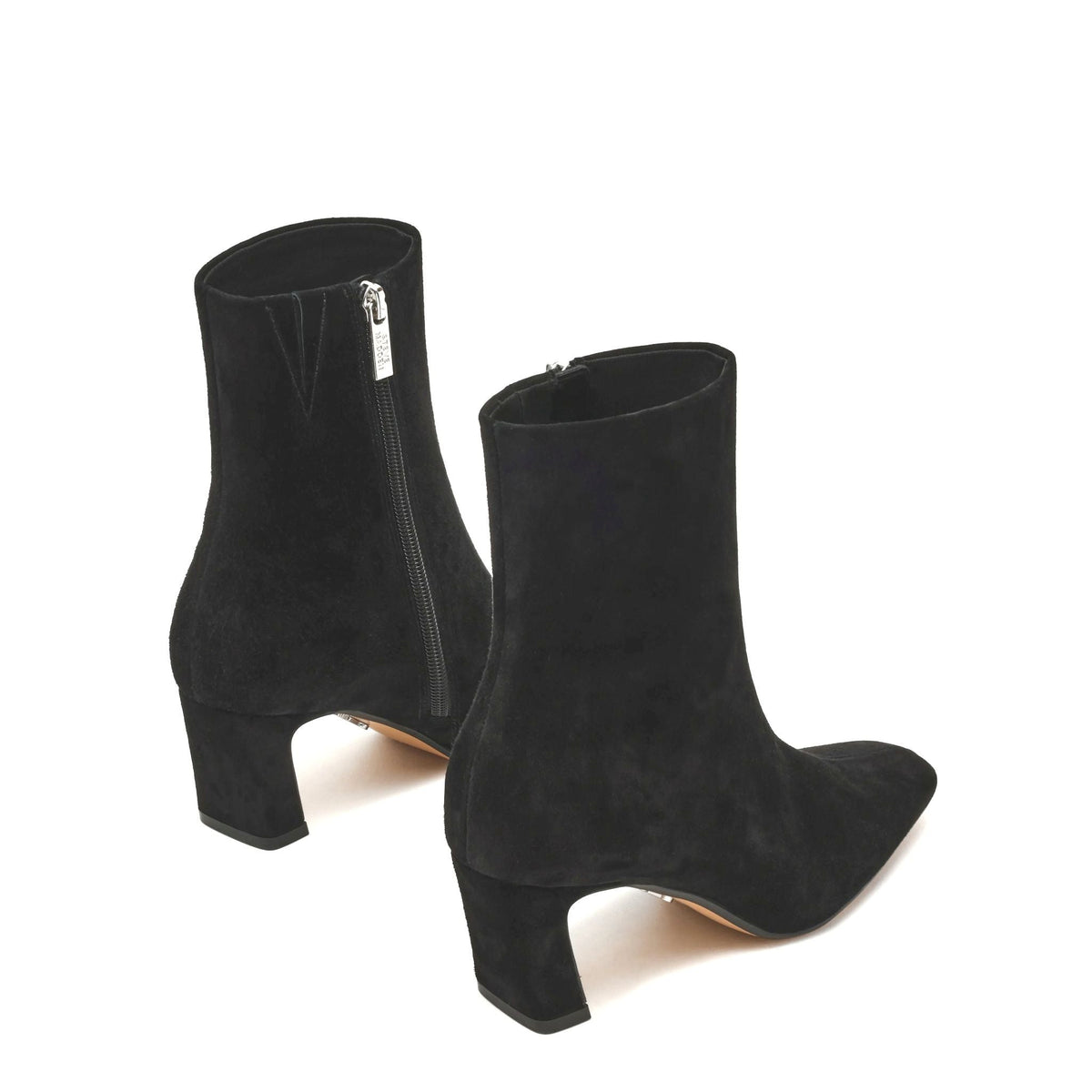 STEVE MADDEN Stivaletti Willah a Punta con Tacco Nero Suede