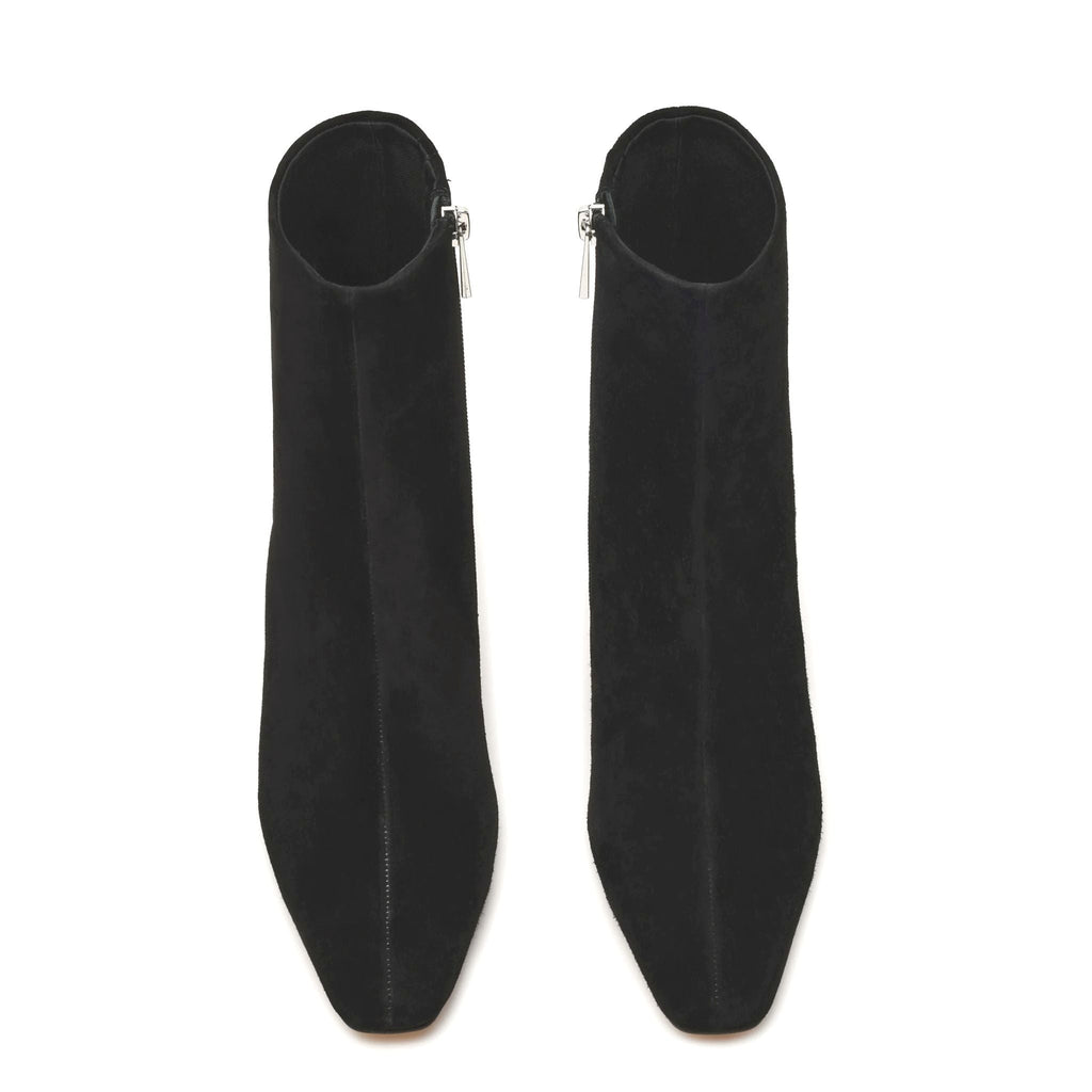 STEVE MADDEN Stivaletti Willah a Punta con Tacco Nero Suede