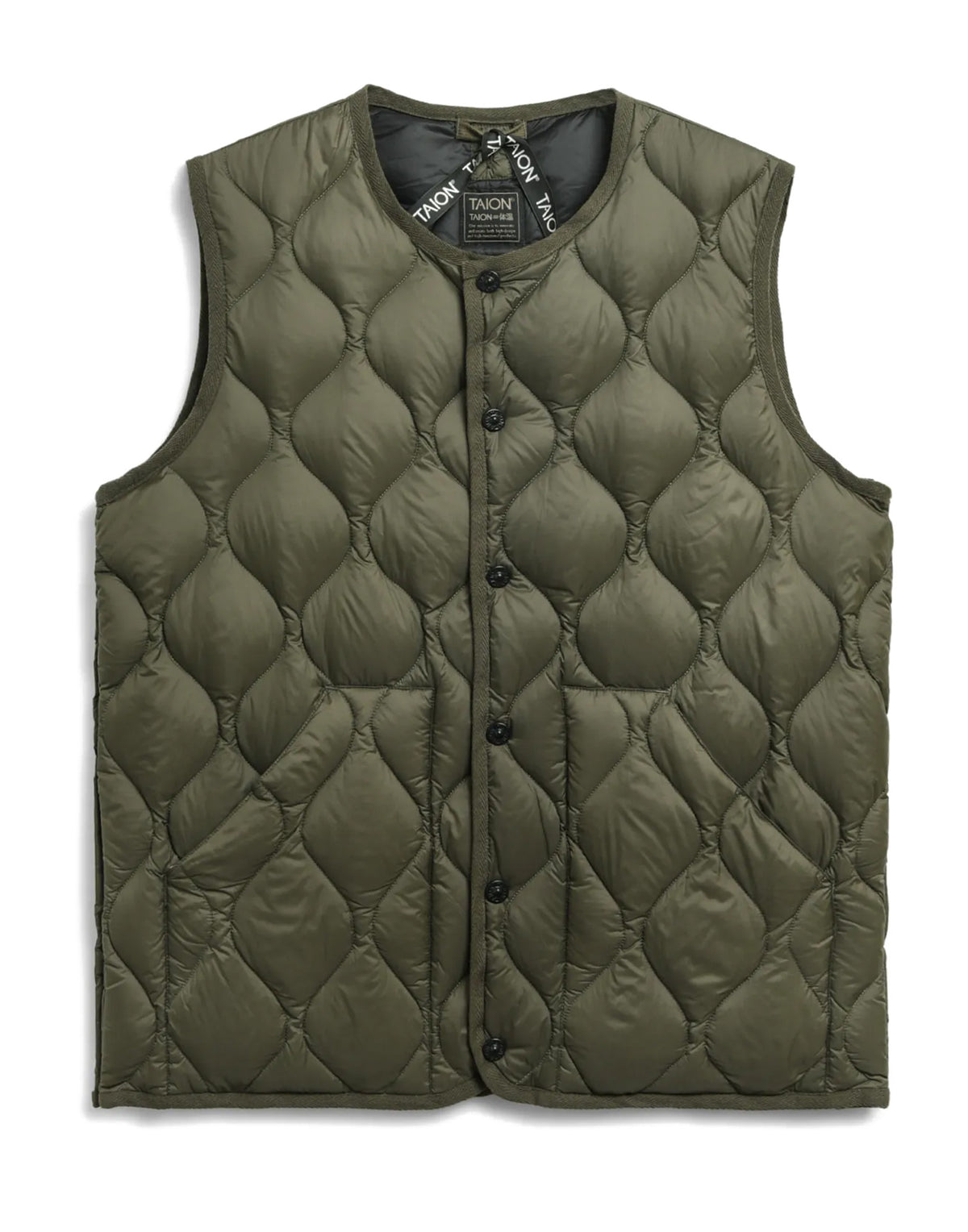 TAION Gilet Military Soft Shell Dark Olive