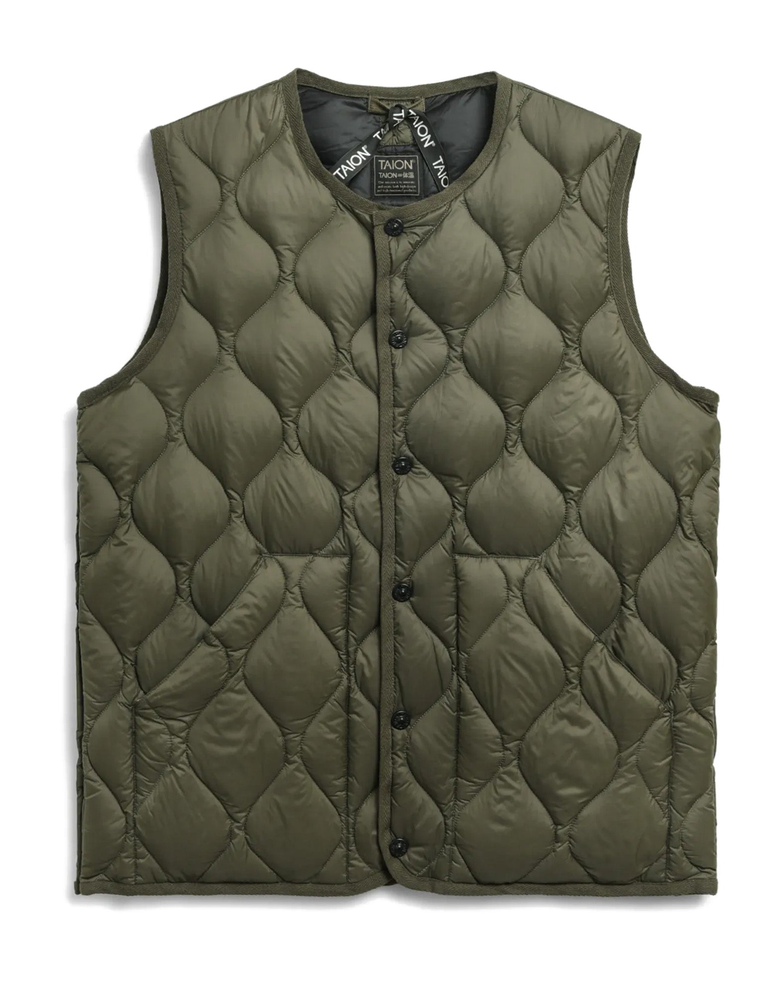 TAION Gilet Military Soft Shell Dark Olive