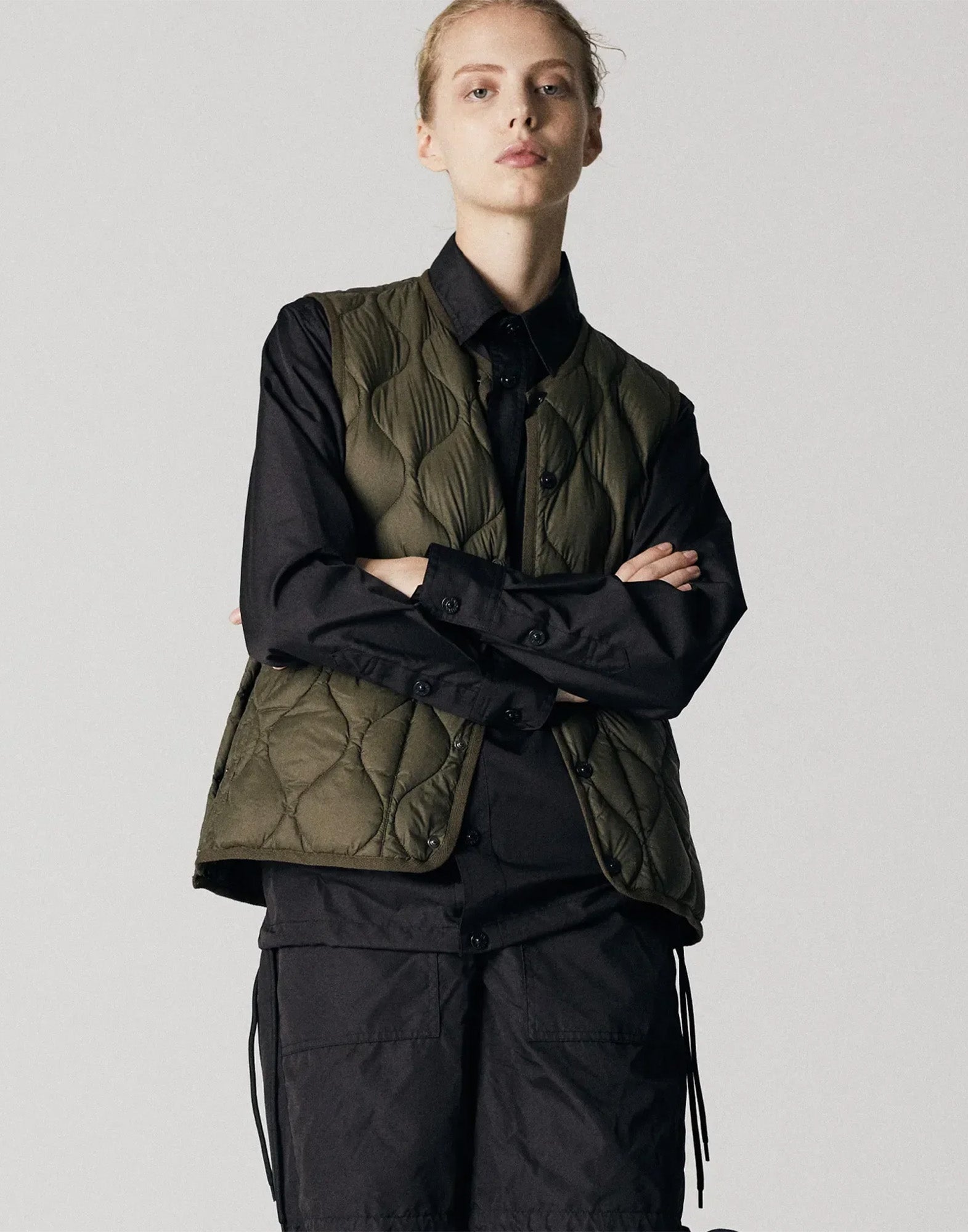 TAION Gilet Military Soft Shell Dark Olive
