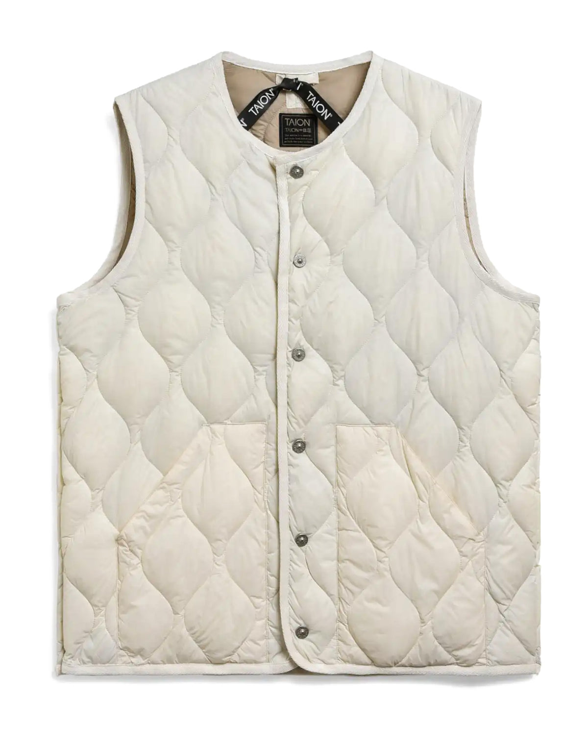 TAION Gilet Military Soft Shell Off White