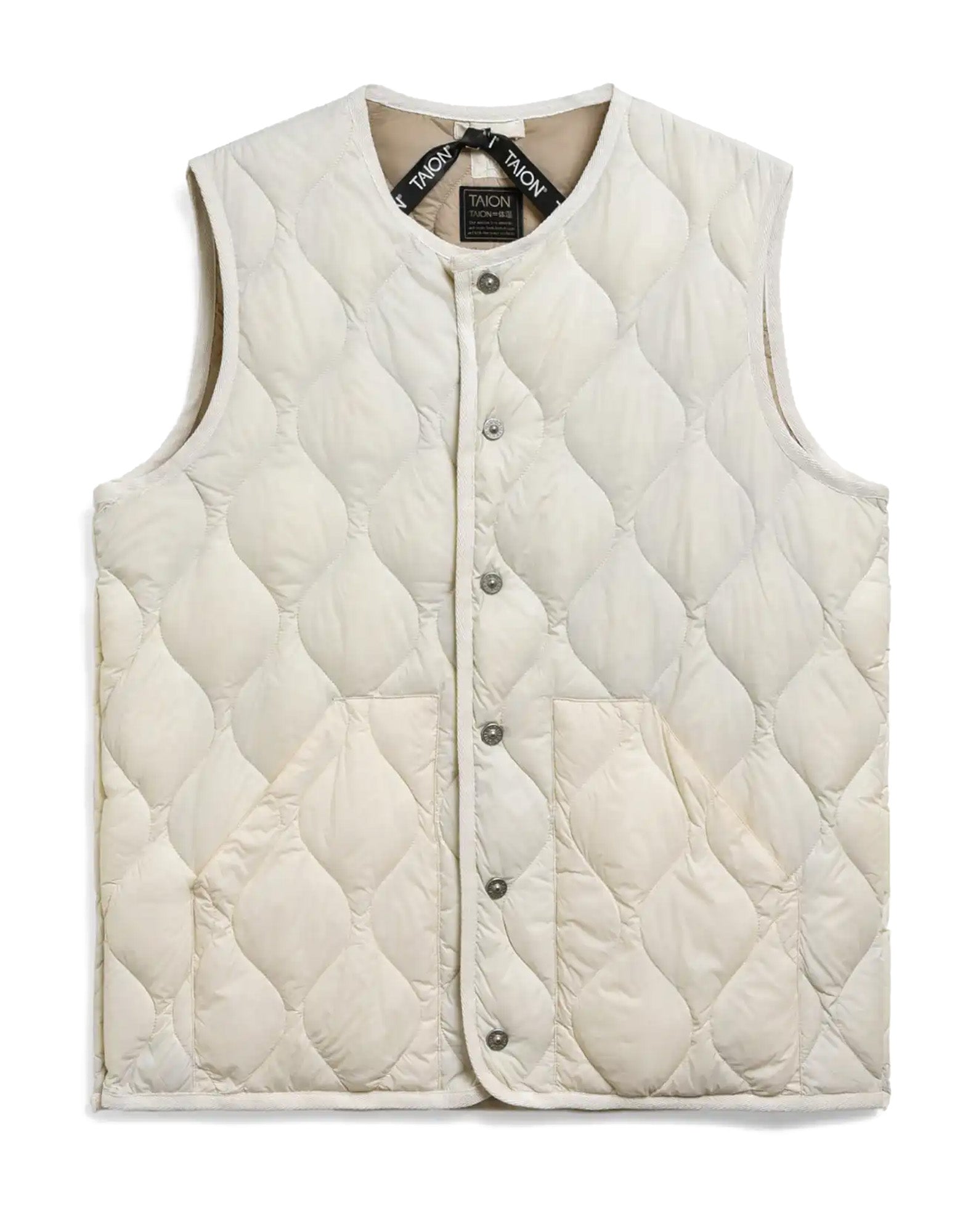 TAION Gilet Military Soft Shell Off White
