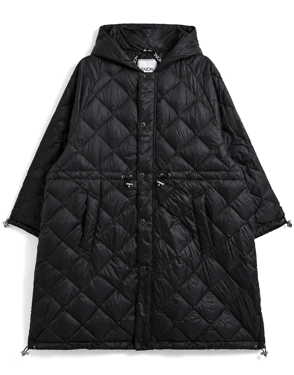TAION City Sleeve Down Cape Black