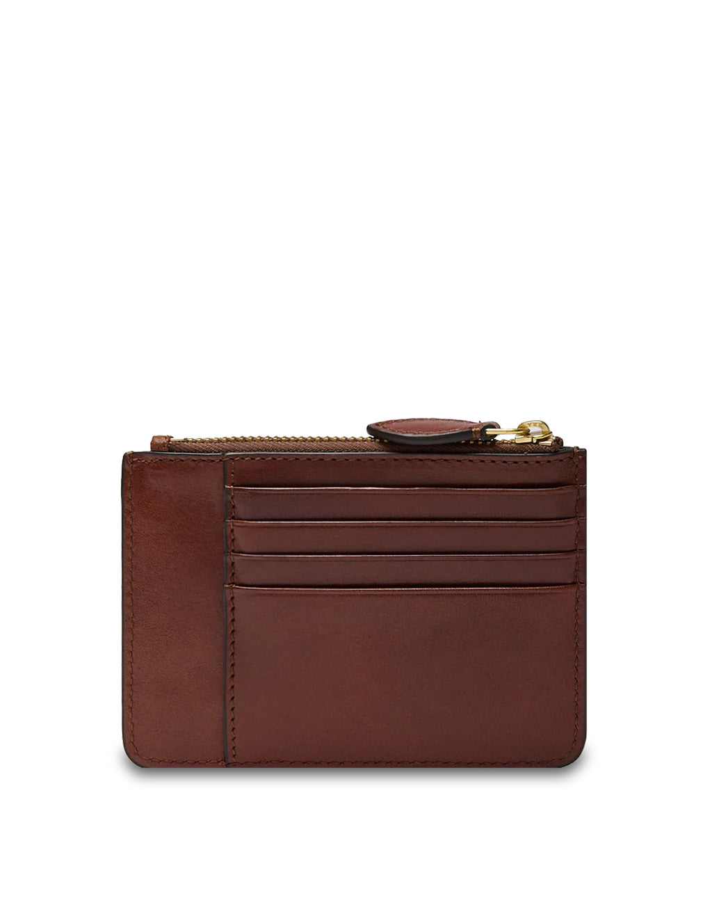THE BRIDGE Portacarte Frida In Pelle Marrone/Oro