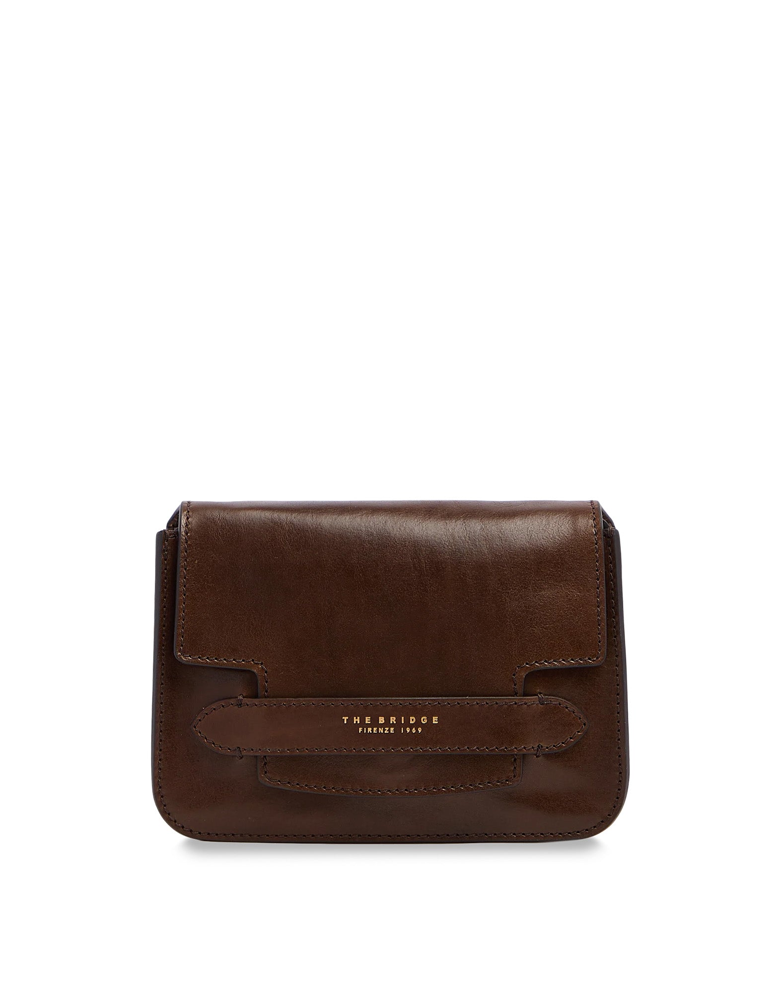 THE BRIDGE Borsa Lucrezia in Pelle Moka