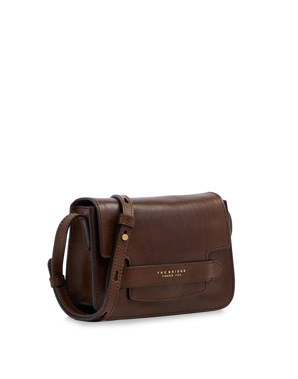 THE BRIDGE Borsa Lucrezia in Pelle Moka