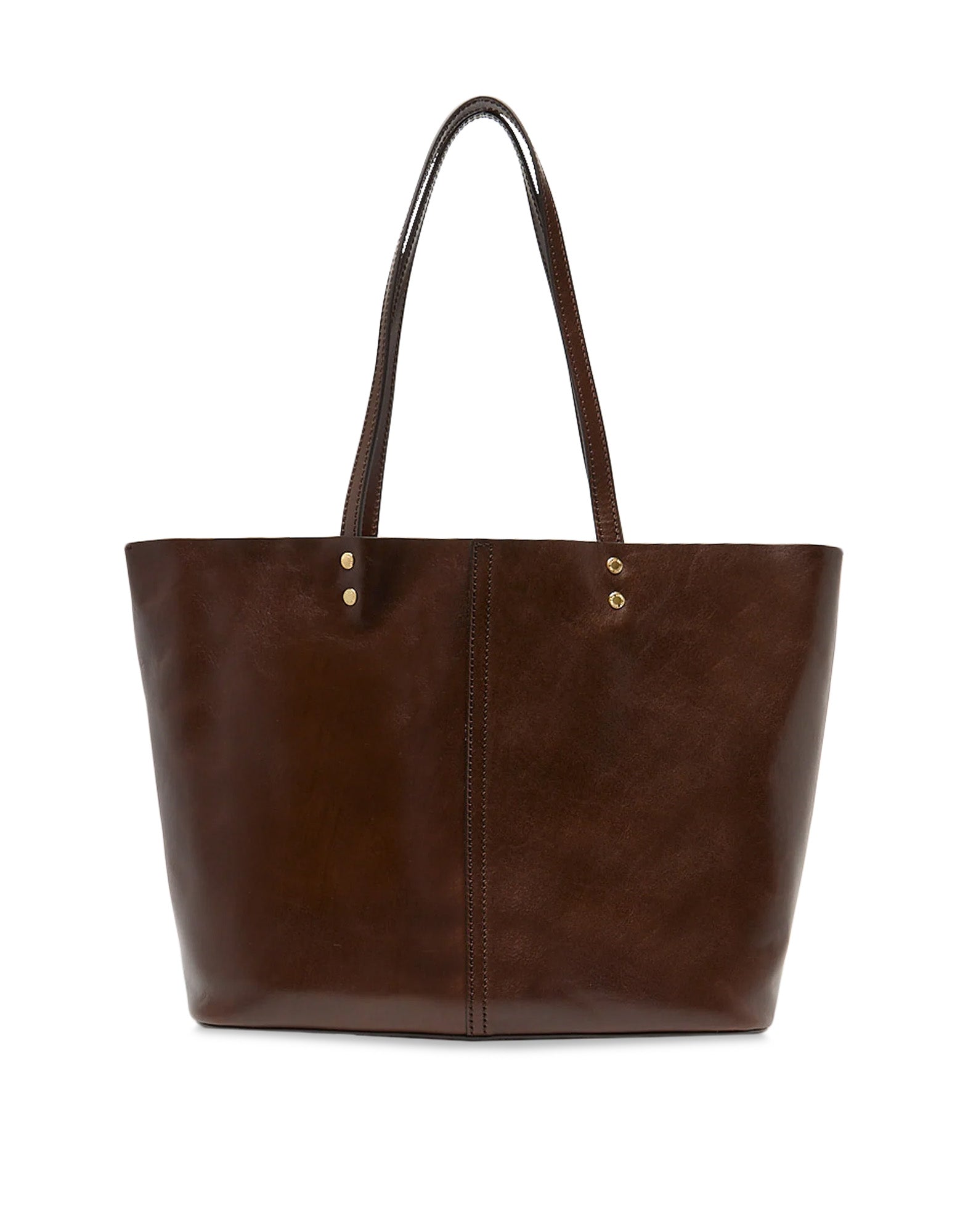 THE BRIDGE Lisa Borsa Shopper in Pelle Moka