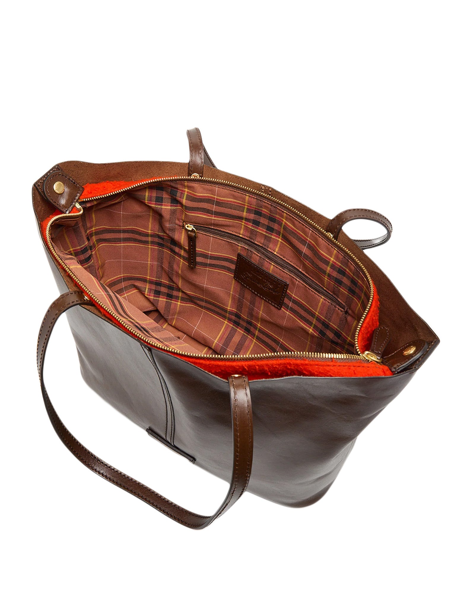 THE BRIDGE Lisa Borsa Shopper in Pelle Moka