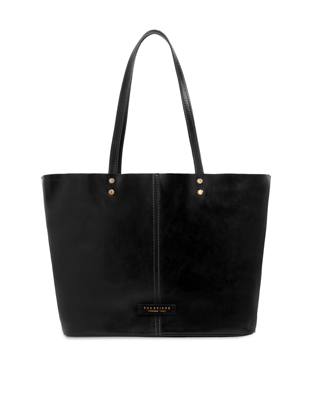 THE BRIDGE Lisa Borsa Shopper in Pelle Nera