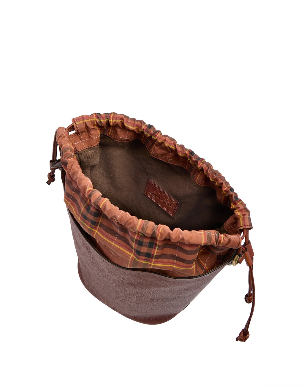 THE BRIDGE Luce Soft Borsa Secchiello in Pelle Marrone