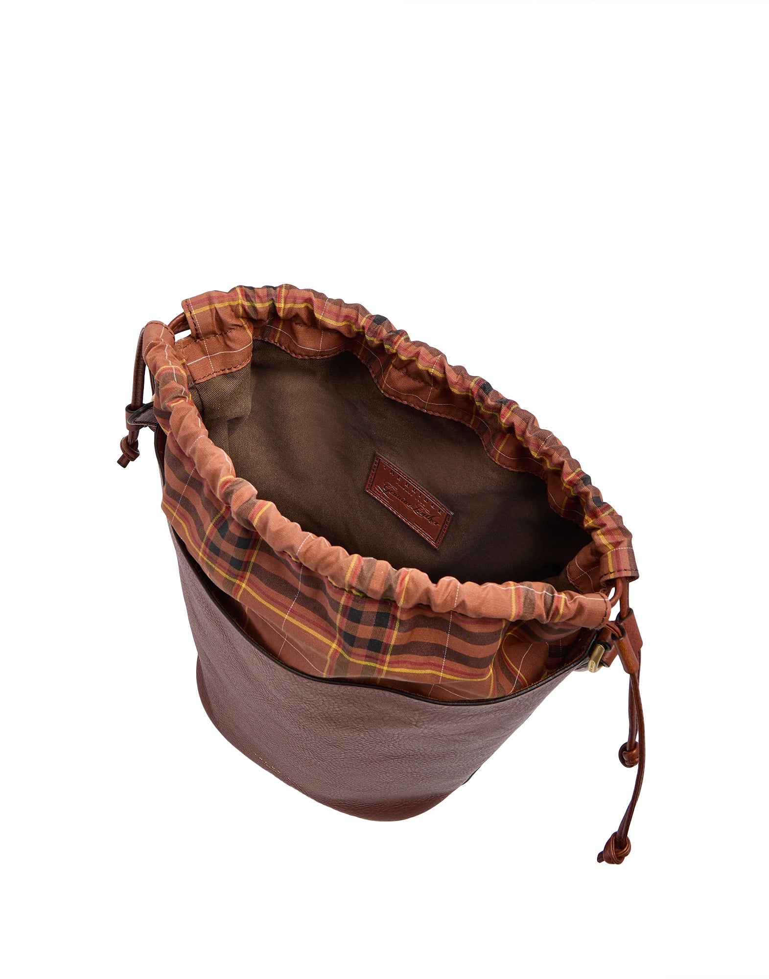 THE BRIDGE Luce Soft Borsa Secchiello in Pelle Marrone