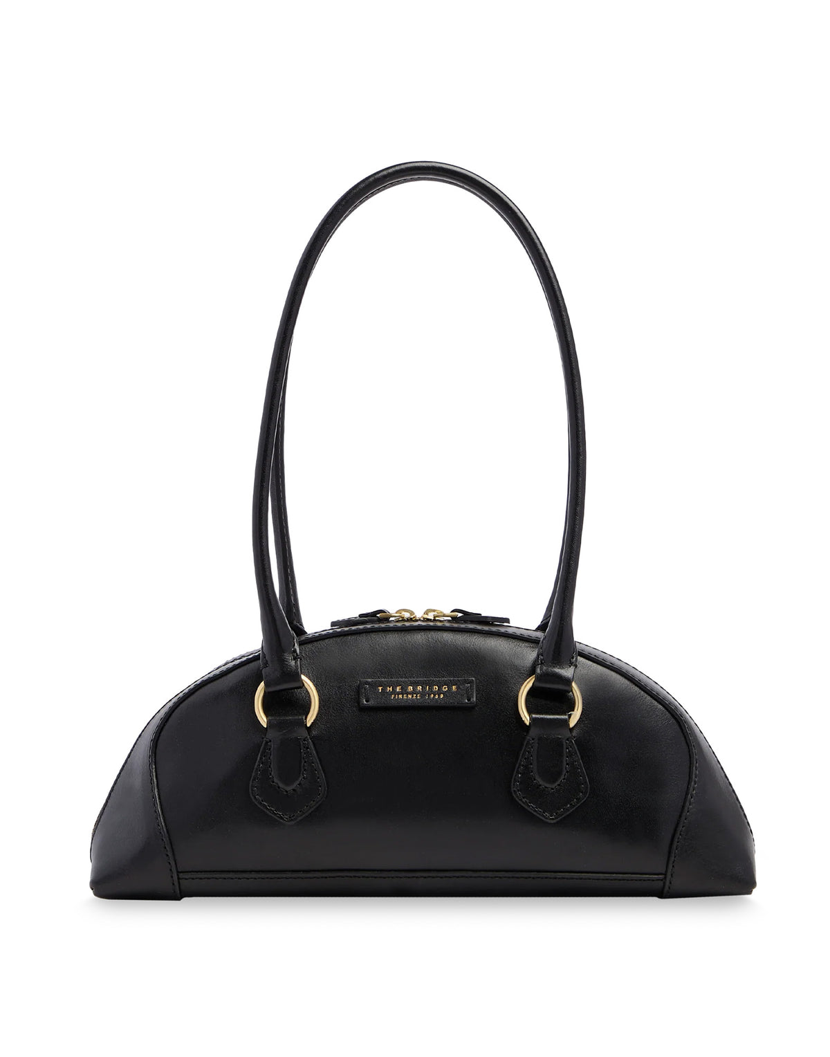 THE BRIDGE Magda Borsa Bowling in Pelle Nera
