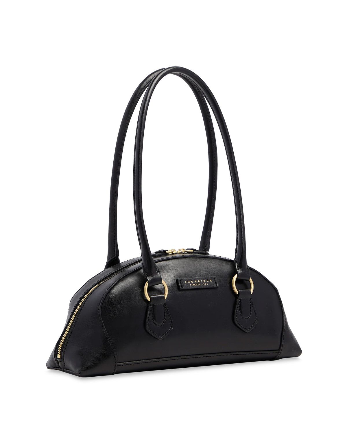 THE BRIDGE Magda Borsa Bowling in Pelle Nera
