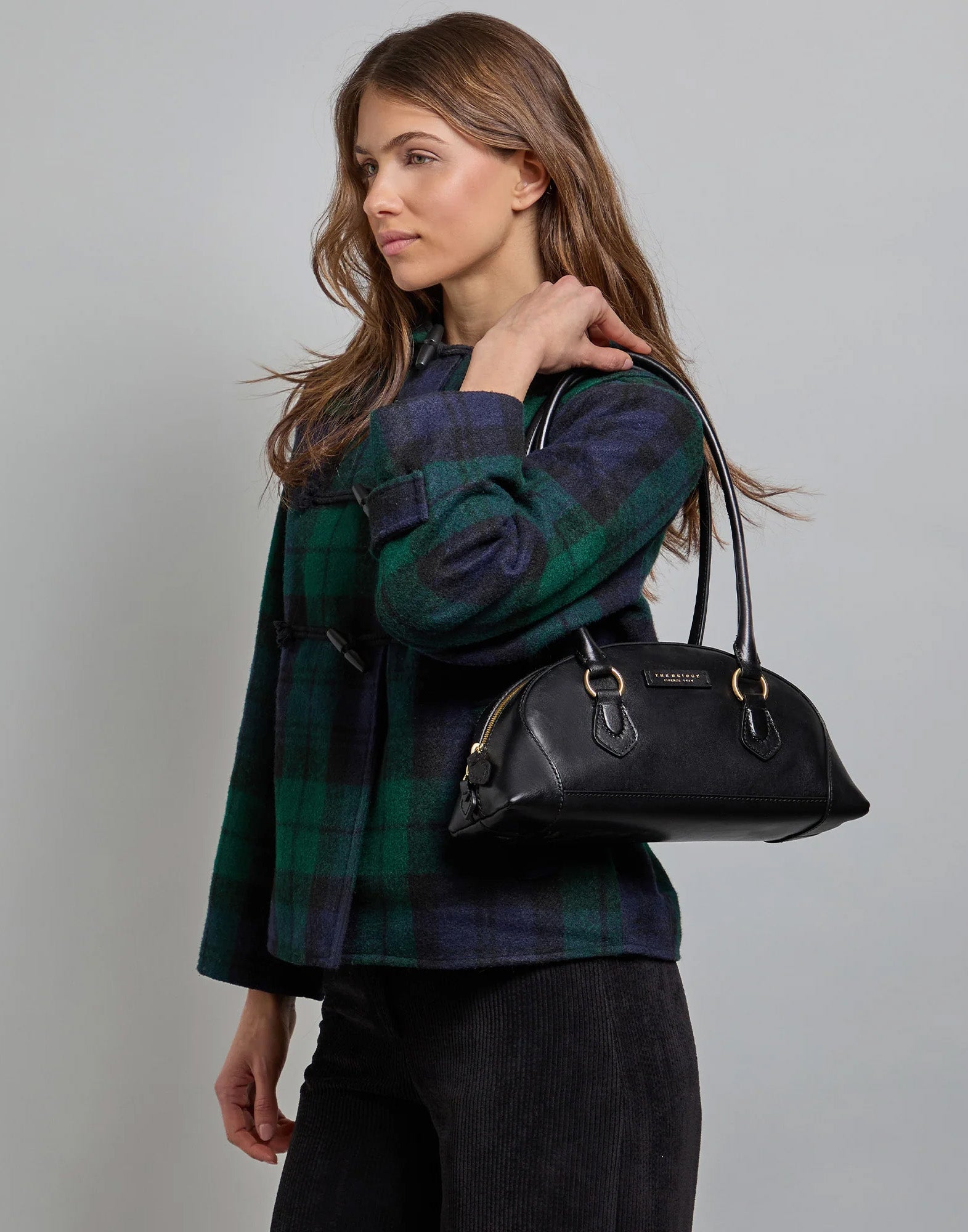 THE BRIDGE Magda Borsa Bowling in Pelle Nera