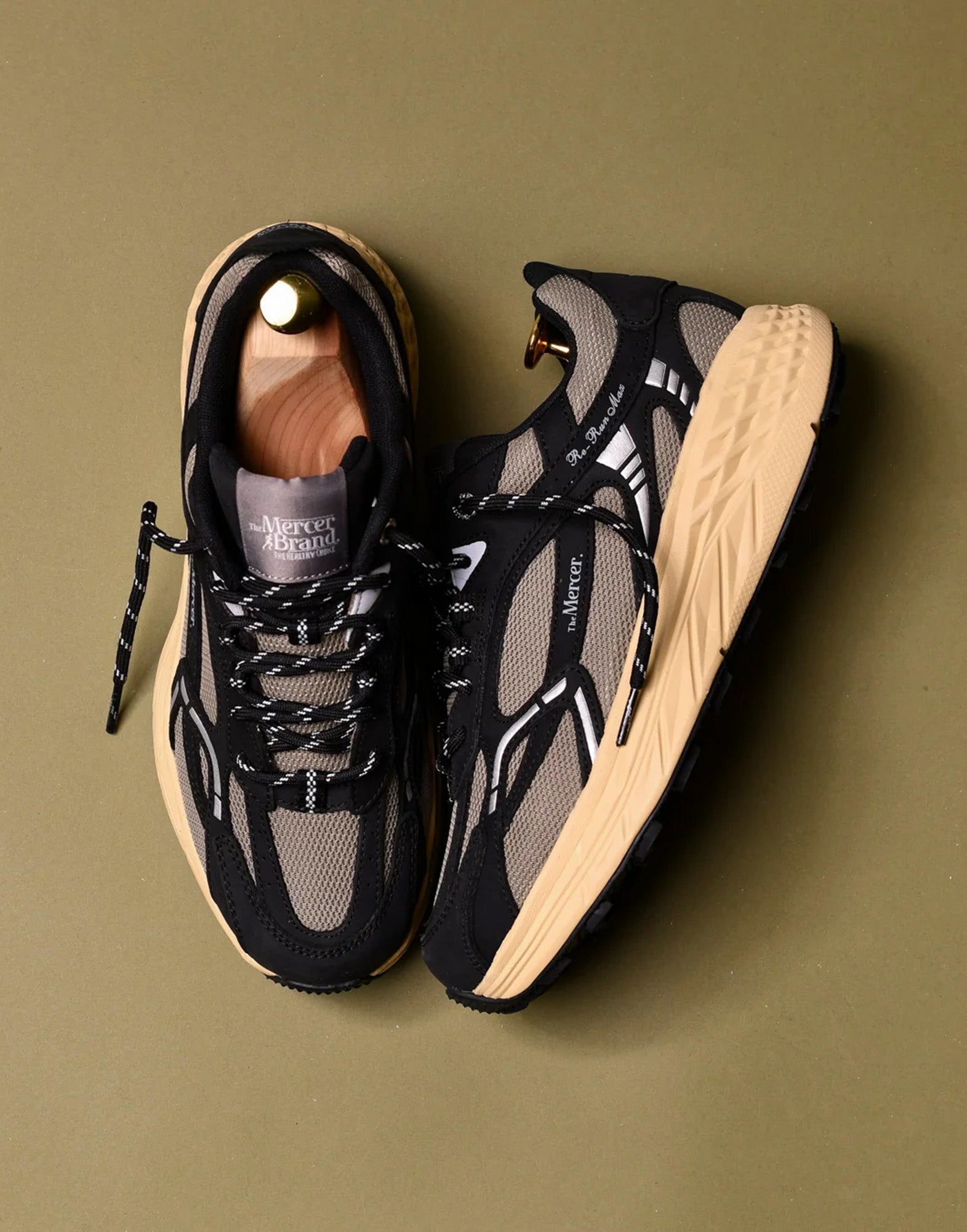 THE MERCER BRAND Sneakers The Re-Run Max Antracite