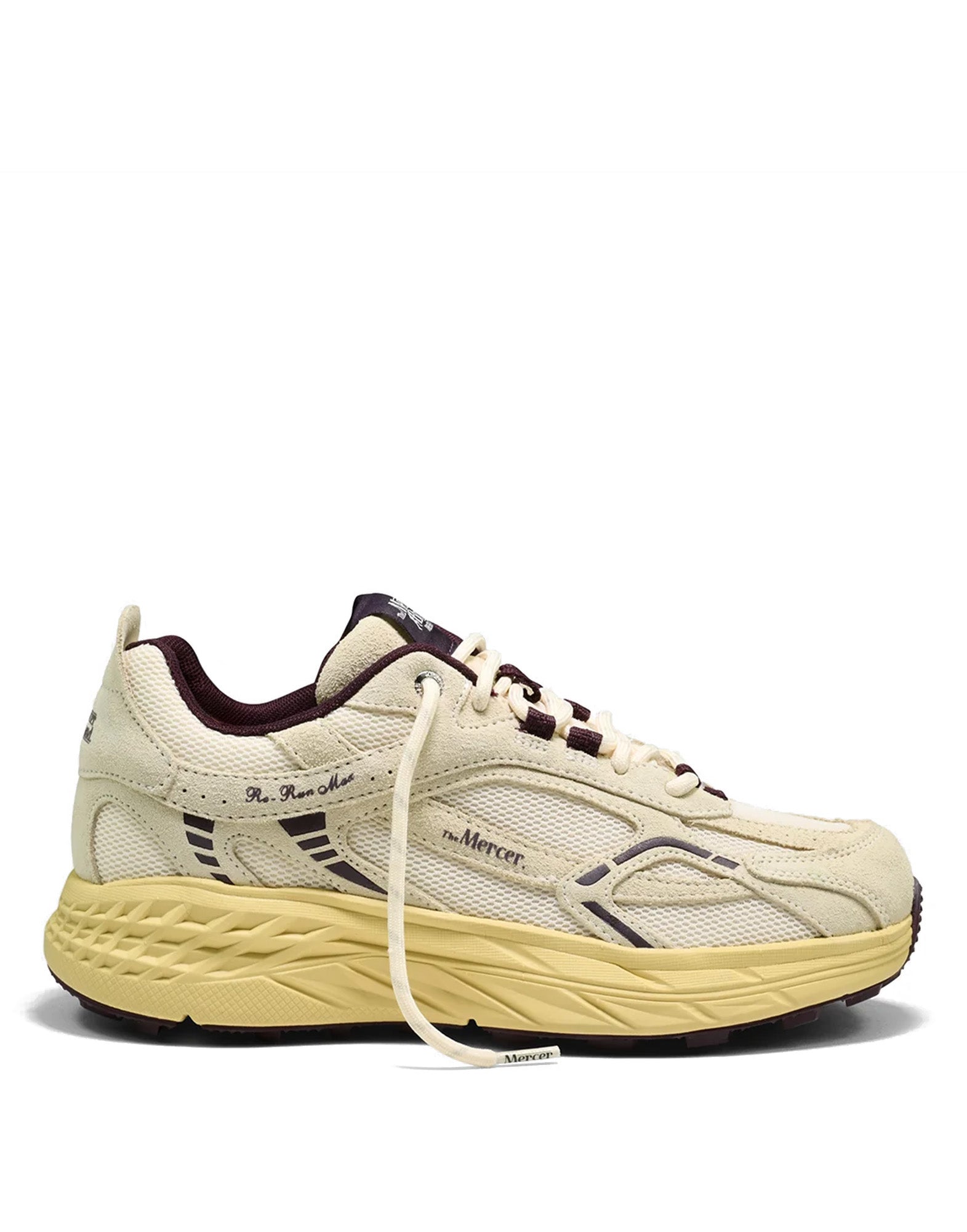 THE MERCER BRAND Sneakers The Re-Run Max White / Red