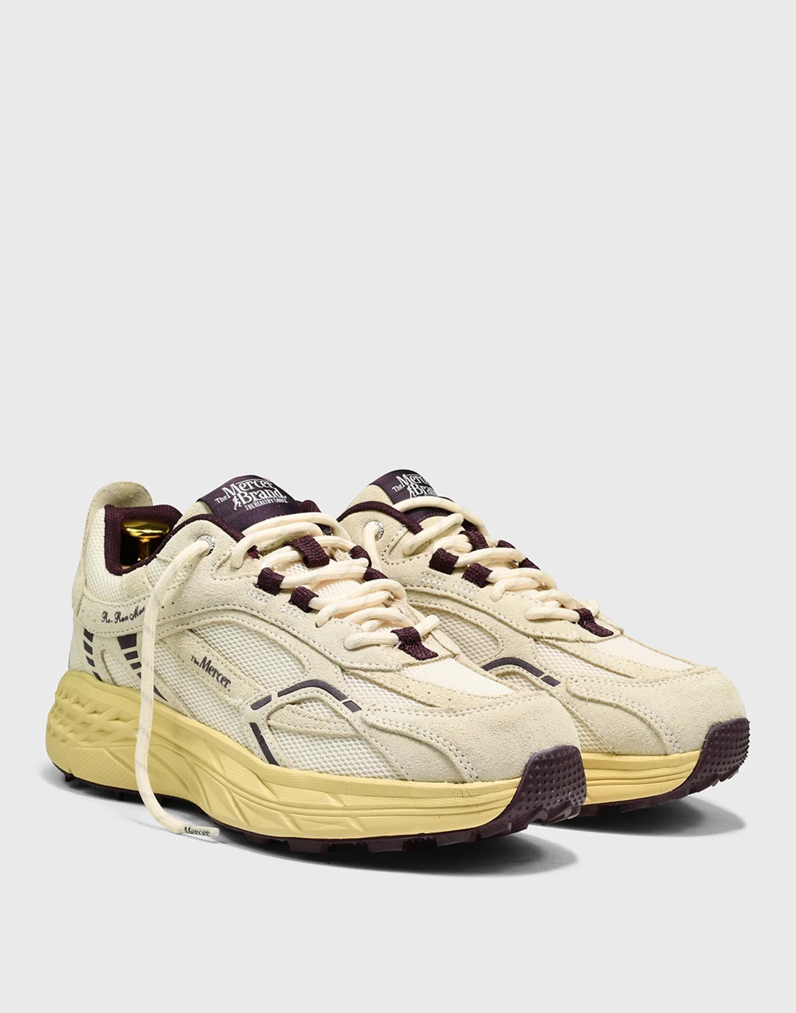 THE MERCER BRAND Sneakers The Re-Run Max White / Red