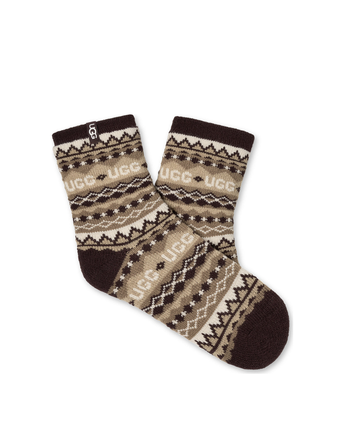 UGG Calze Cressida Cozy Quarter Uggisle Coffee Grounds Multi