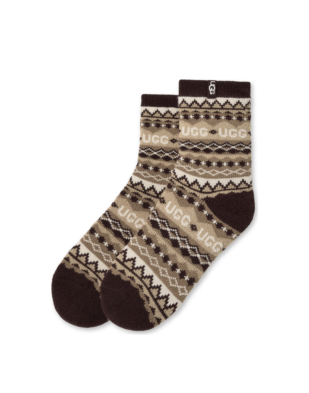 UGG Calze Cressida Cozy Quarter Uggisle Coffee Grounds Multi