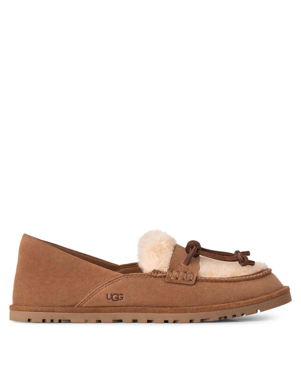 UGG Zora Mocassini in Camoscio Chestnut