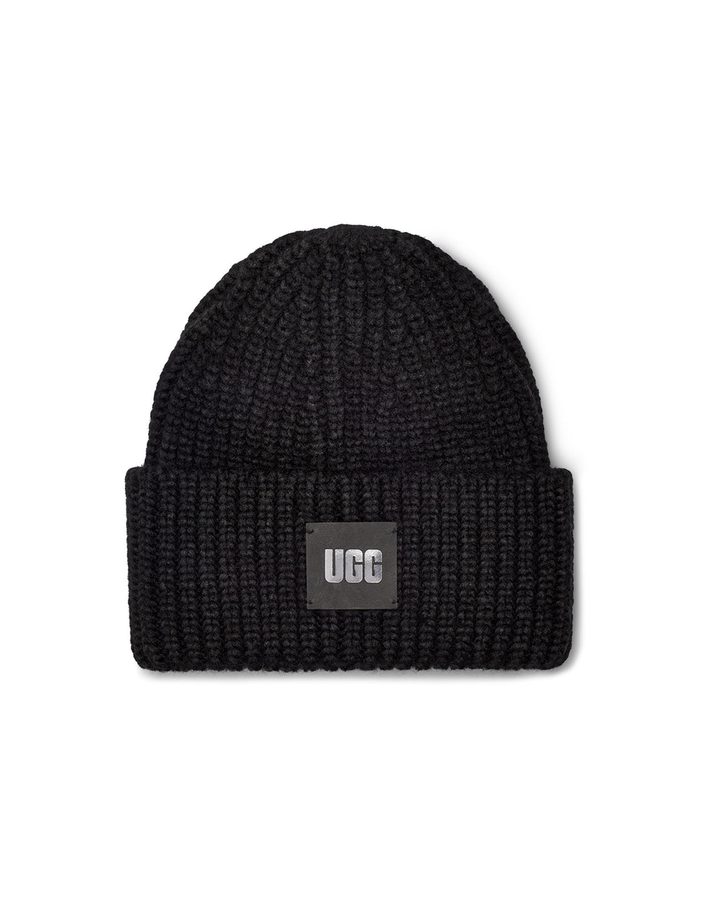UGG Berretto a Coste con Logo Black