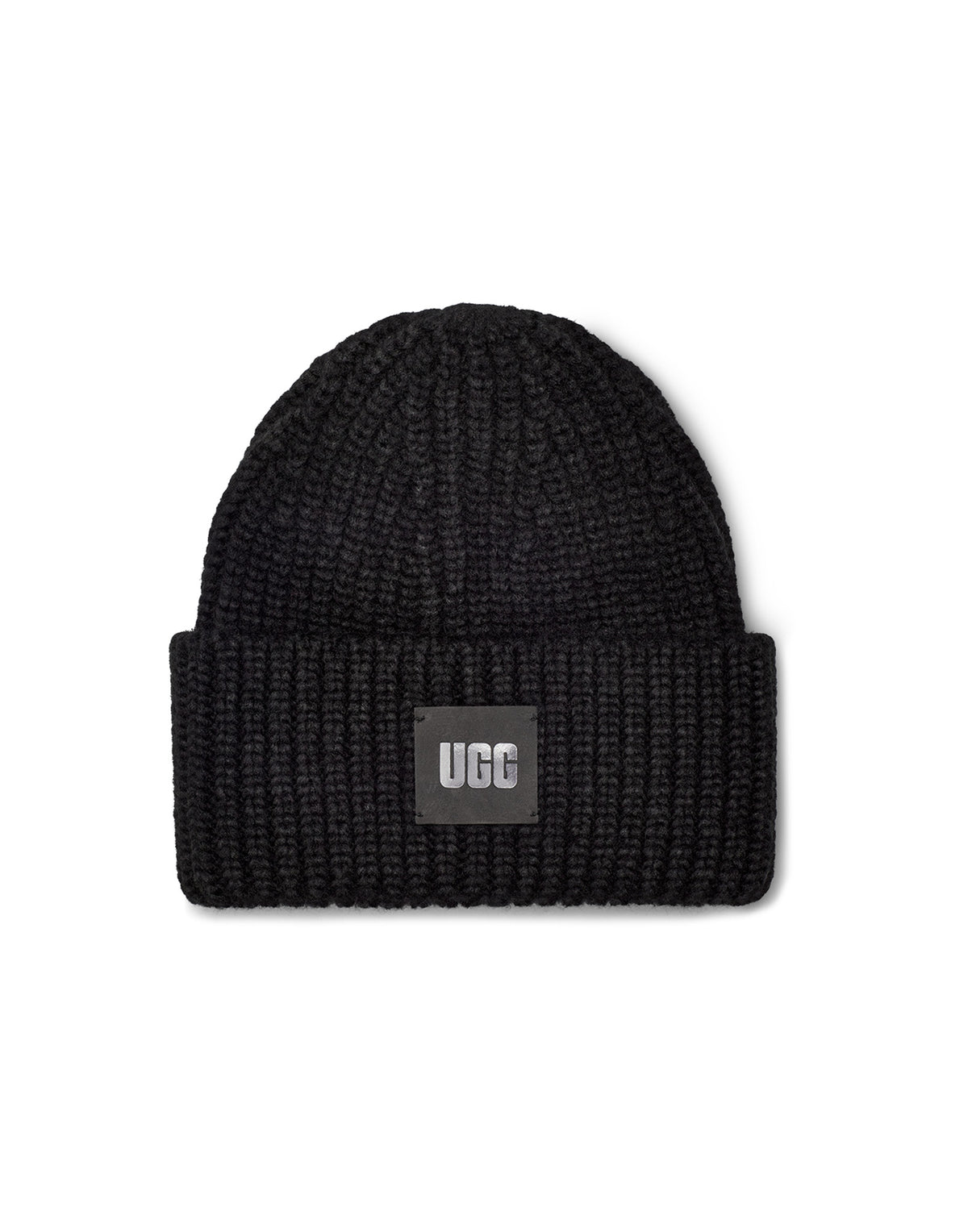 UGG Berretto a Coste con Logo Black
