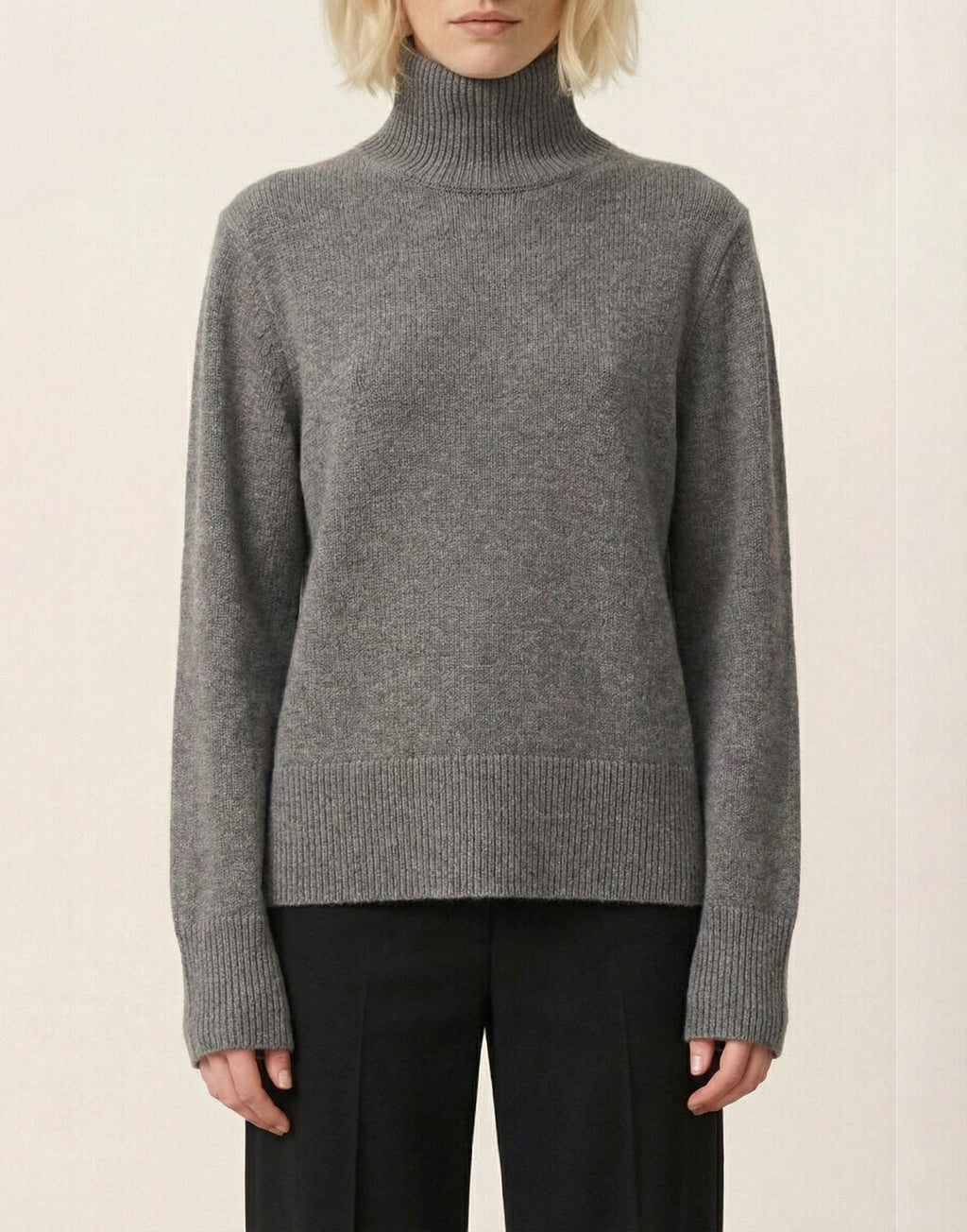 VANESSA BRUNO Maglione in Lana Merino e Yak Grigio