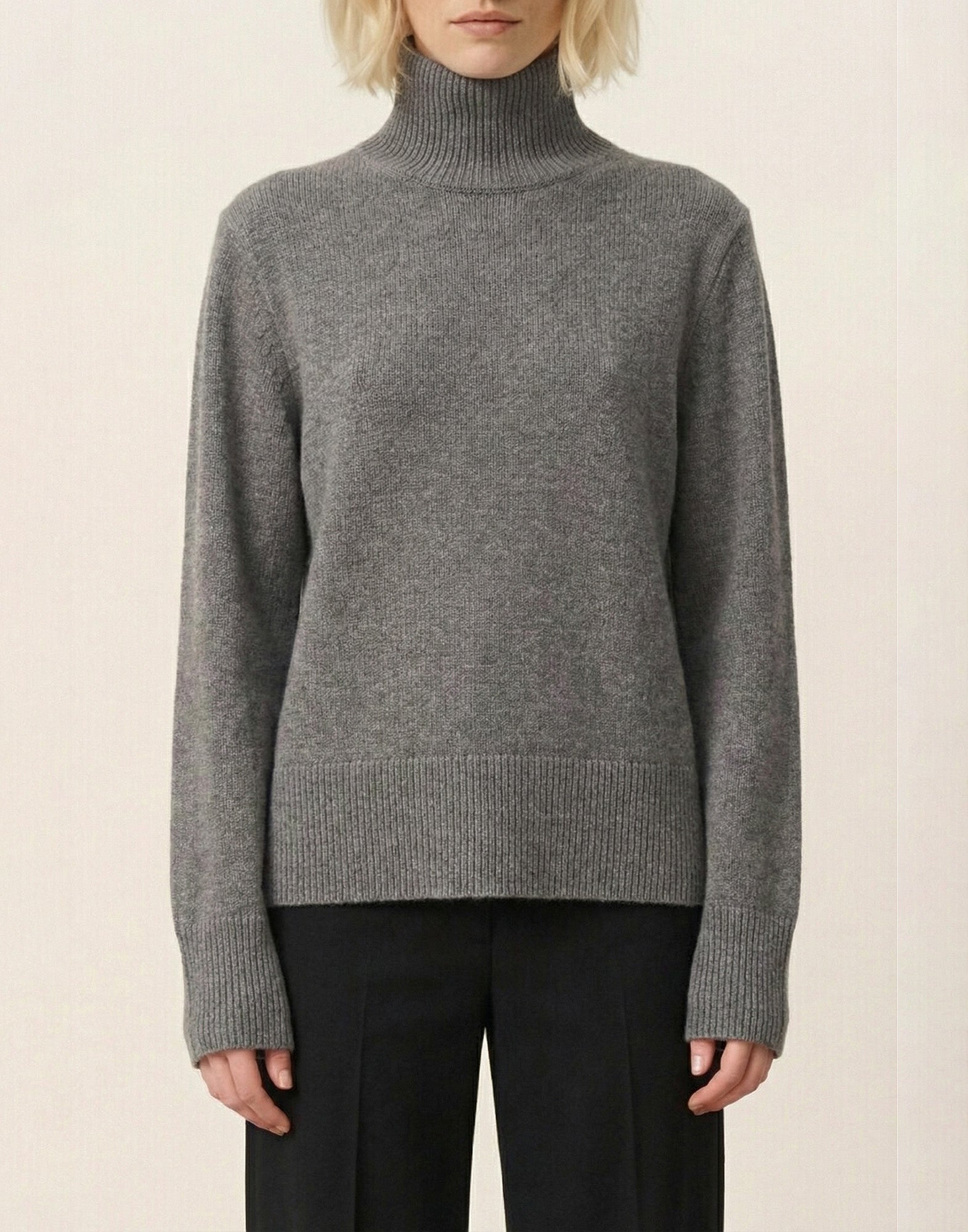 VANESSA BRUNO Maglione in Lana Merino e Yak Grigio