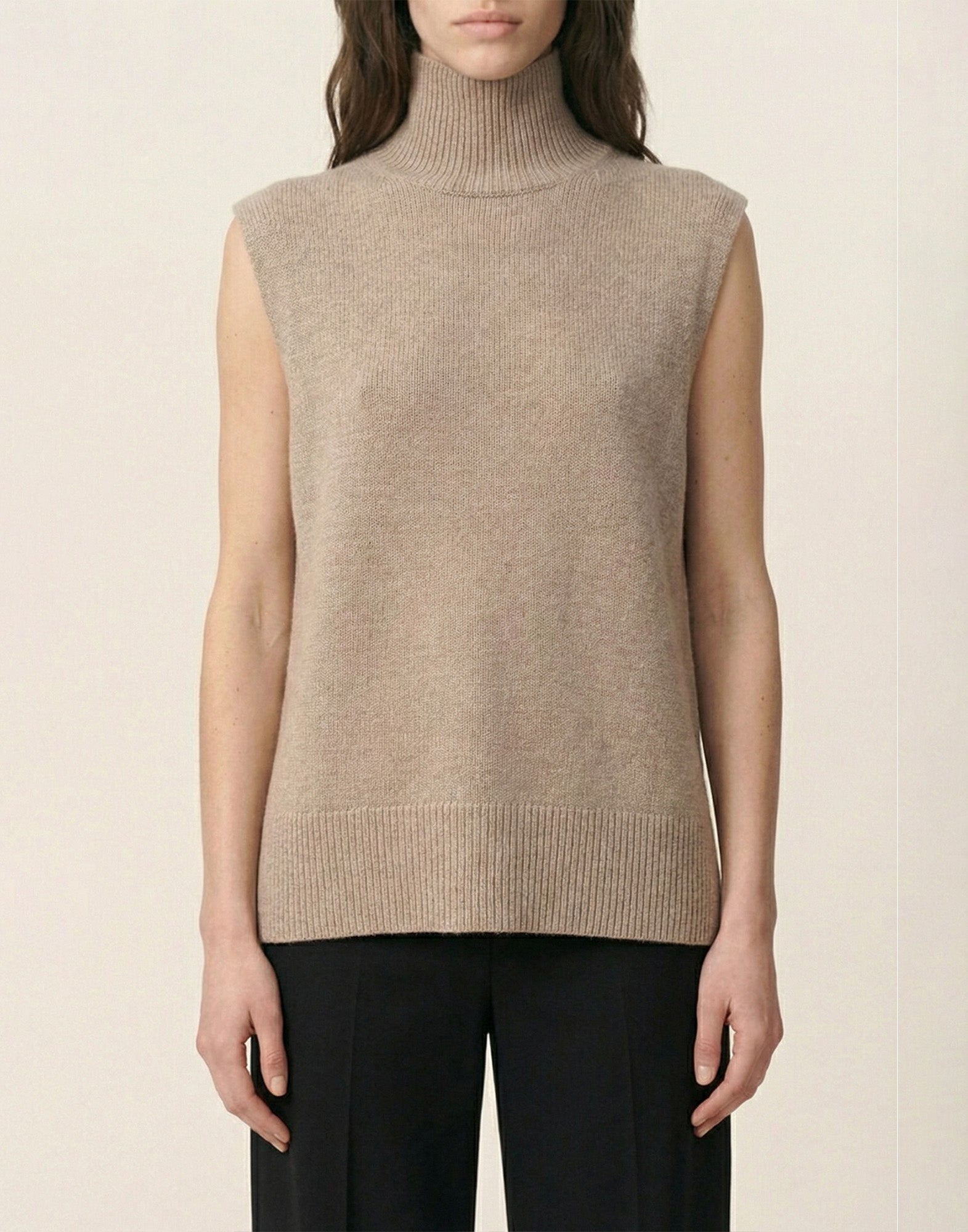 VANESSA BRUNO Gilet in Lana Merino e Yak Glaise