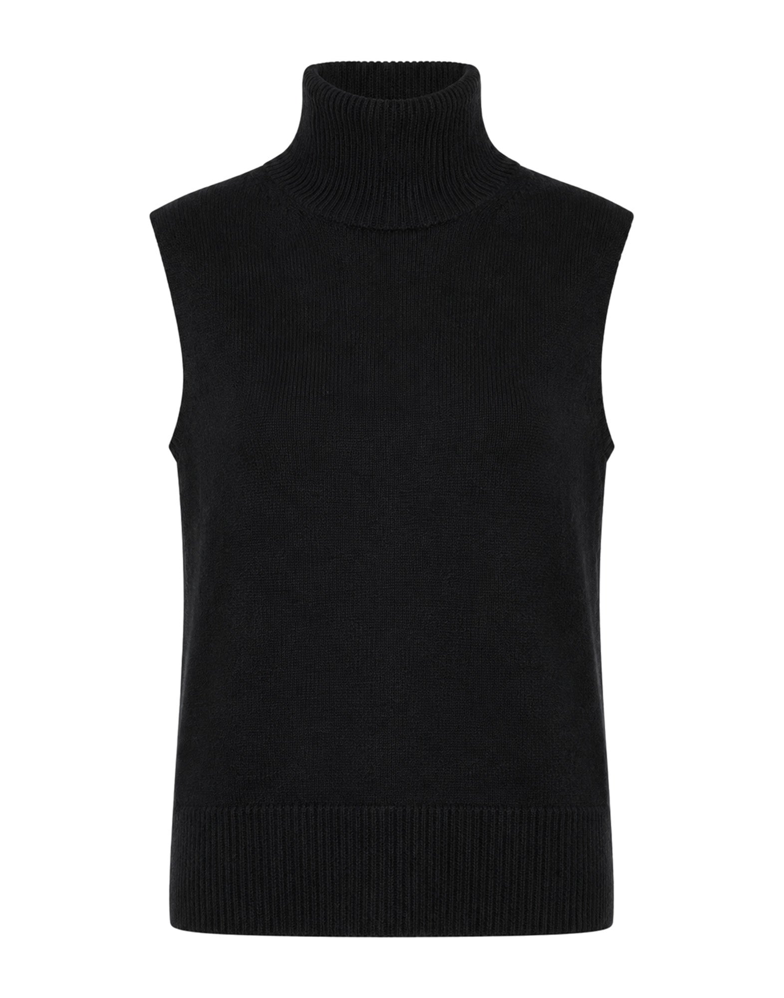 VANESSA BRUNO Gilet in Lana Merino e Yak Noir