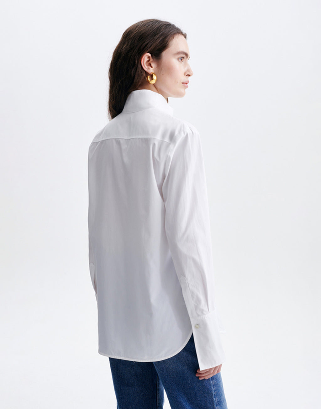 VANESSA BRUNO Camicia Hugo in Cotone Bianco