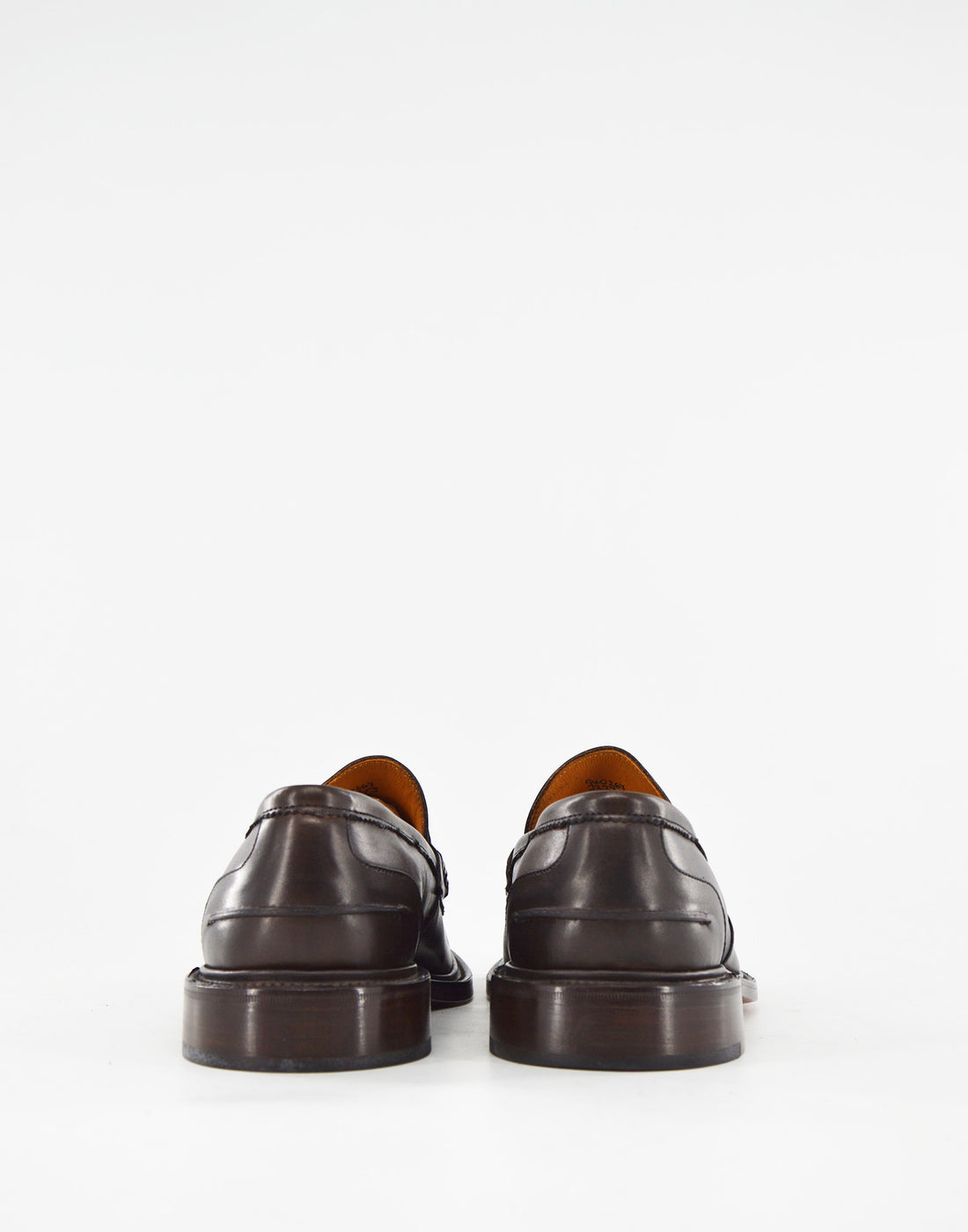 TRICKER'S James Penny Loafer in Pelle Fondo Cuoio Espresso Burnished