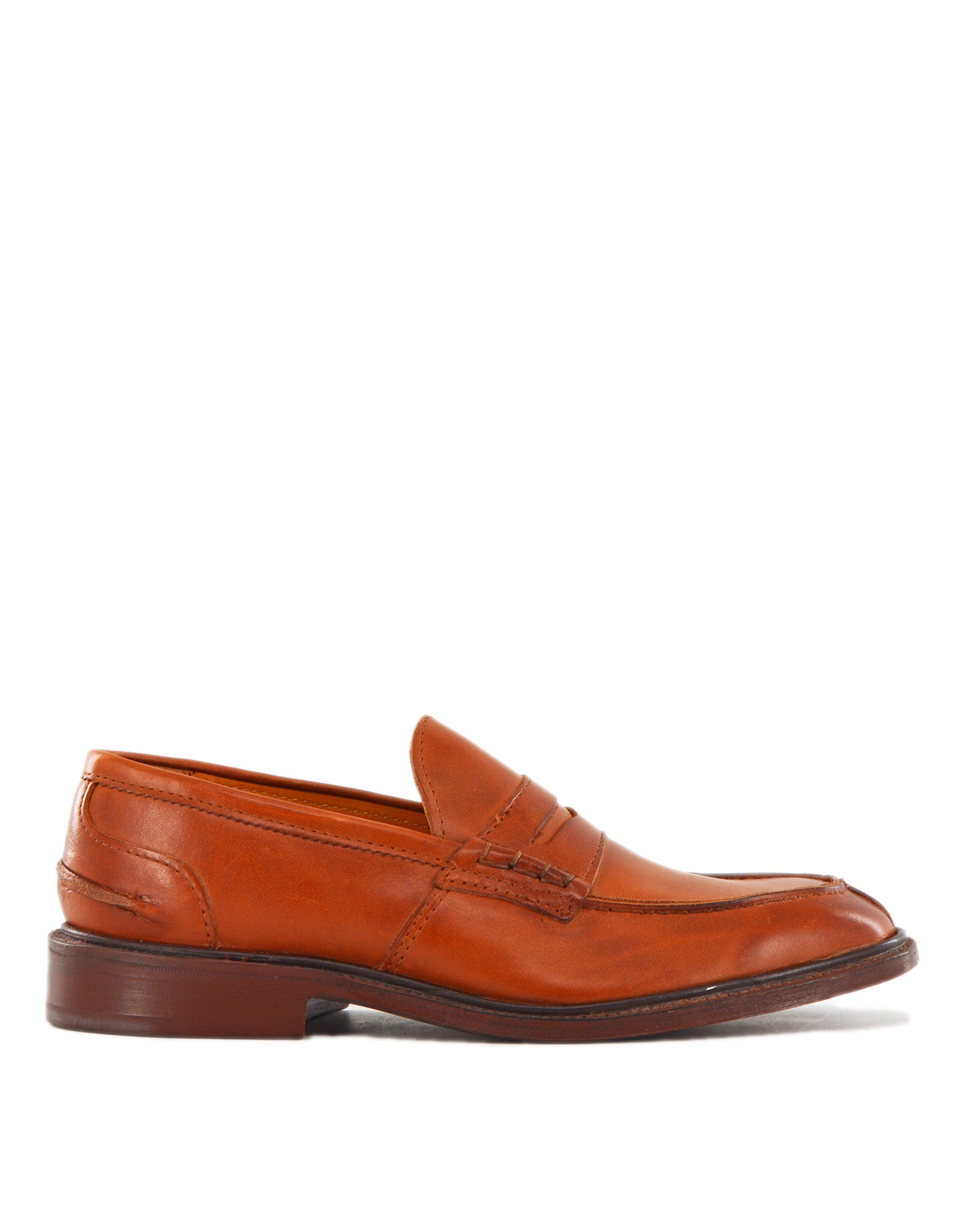 TRICKER'S James Penny Loafer in Pelle Fondo Cuoio Marrone