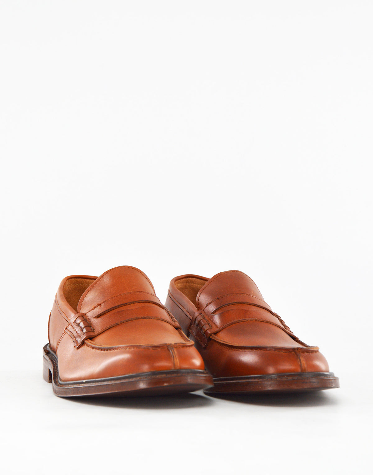 TRICKER'S James Penny Loafer in Pelle Fondo Cuoio Marrone