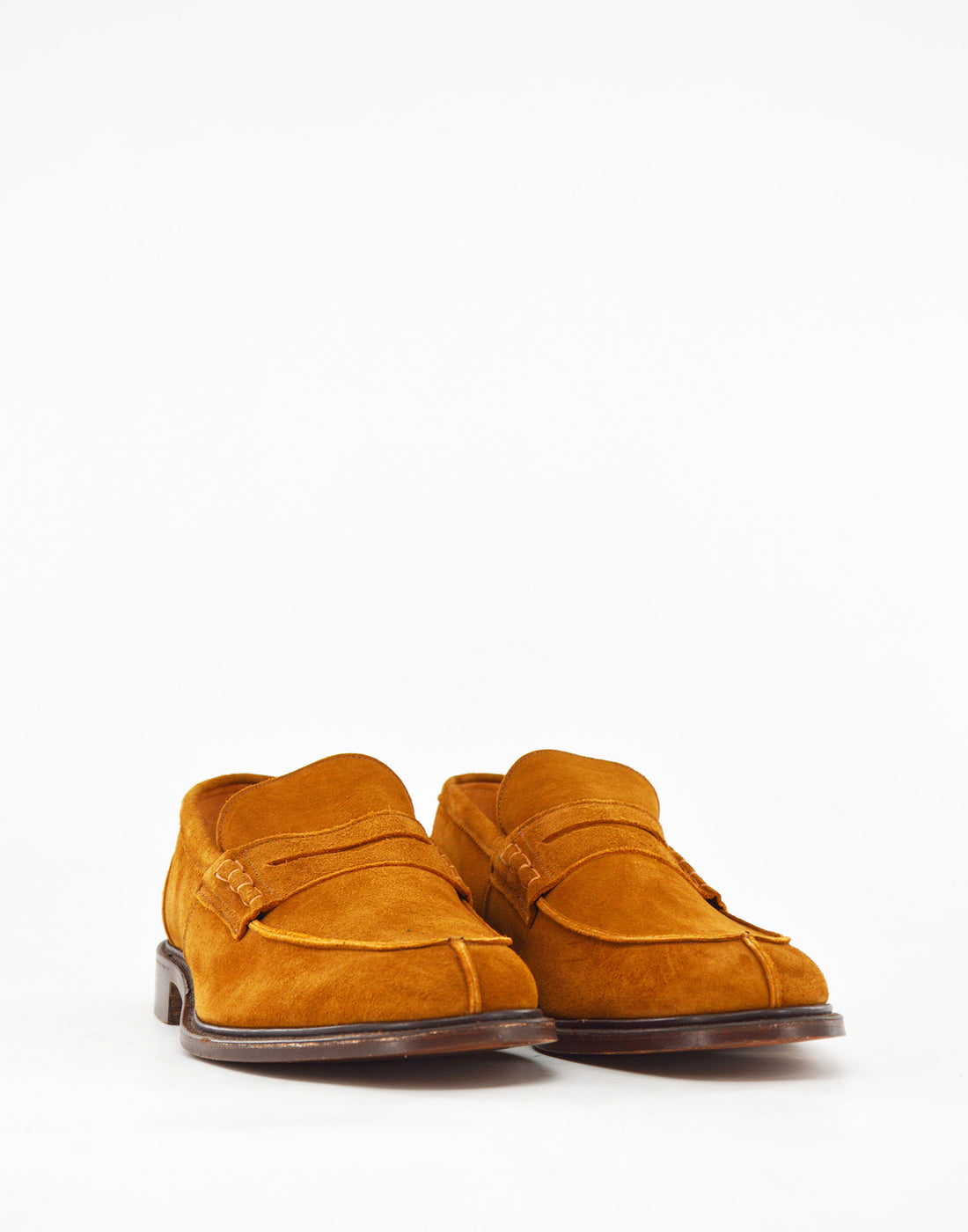 TRICKER'S James Penny Loafer in Crosta Fondo Cuoio Caffe