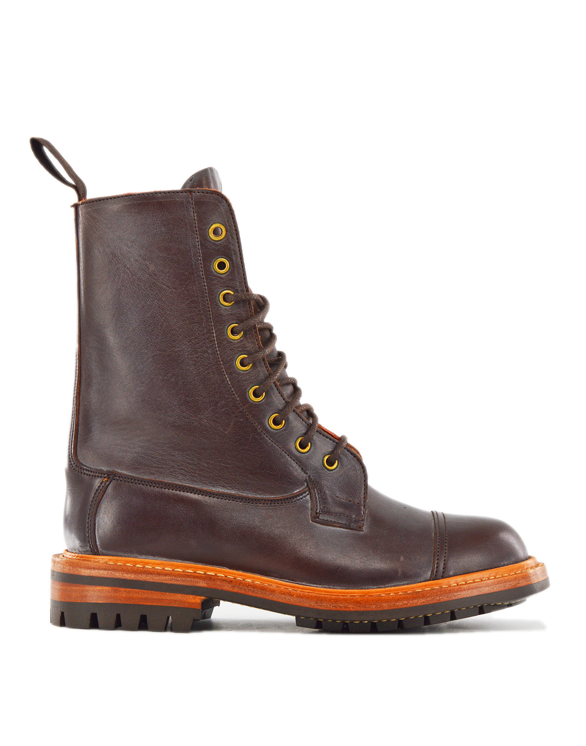 TRICKER'S Biker Boot Lucia Fondo Commando Brown