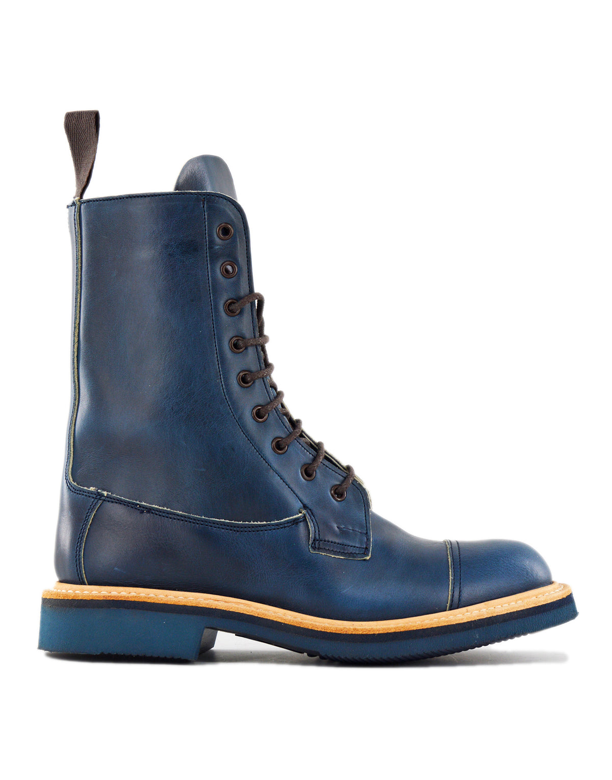TRICKER'S Biker Boot Lucia Fondo Vibram Blu