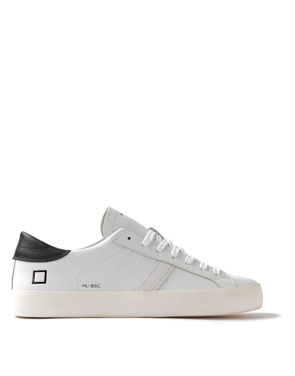 D.A.T.E. Sneakers Hill Low Basic White-Black