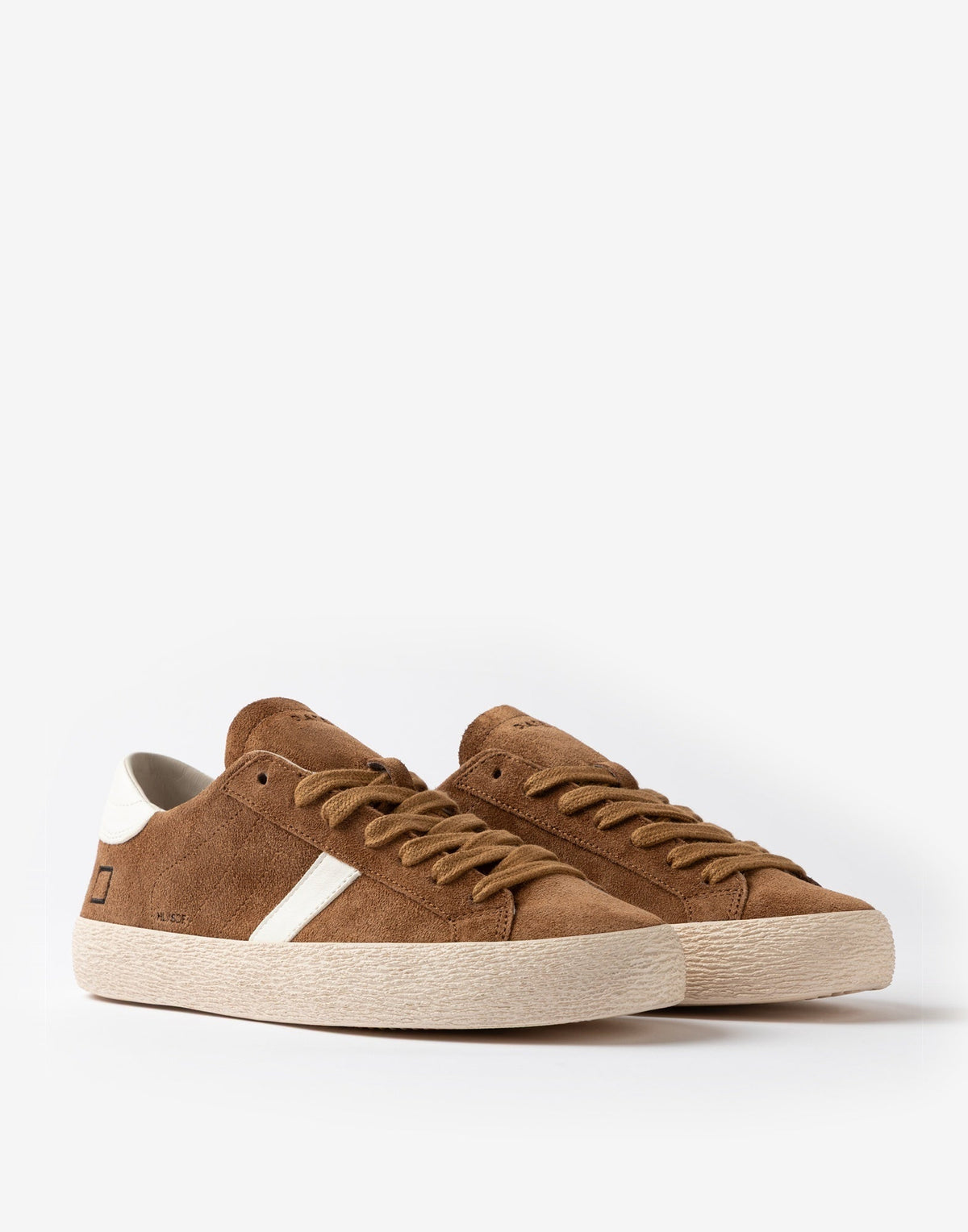 D.A.T.E. Sneakers Hill Low Suede Cuoio