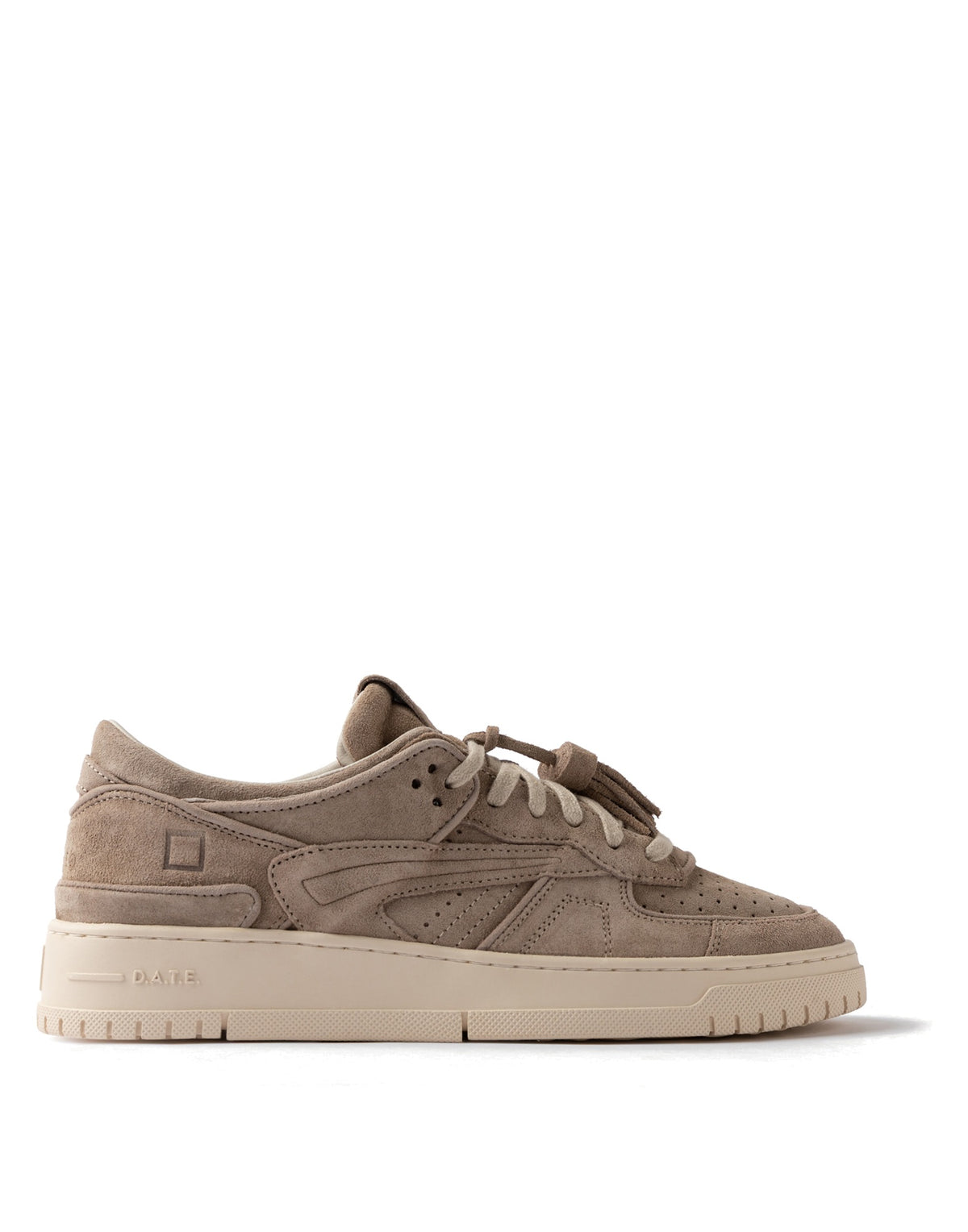D.A.T.E. Sneakers Torneo Suede Taupe
