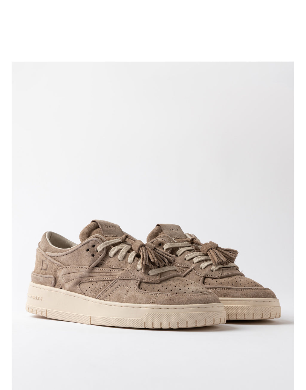 D.A.T.E. Sneakers Torneo Suede Taupe