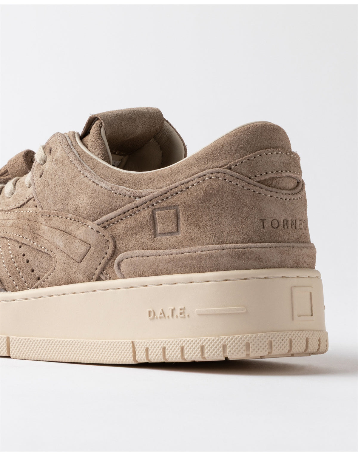 D.A.T.E. Sneakers Torneo Suede Taupe