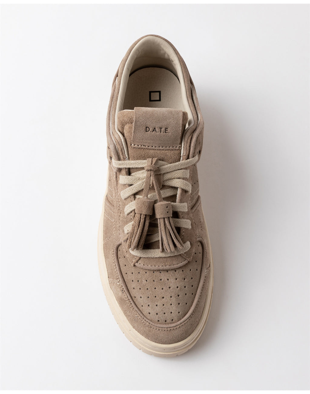 D.A.T.E. Sneakers Torneo Suede Taupe