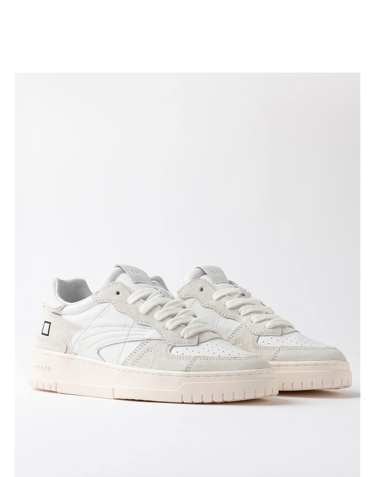 D.A.T.E. Sneakers Torneo Pure Calf White