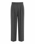 ERIKA CAVALLINI Pantaloni Thalita Sartoriali in Lana Vergine Neri