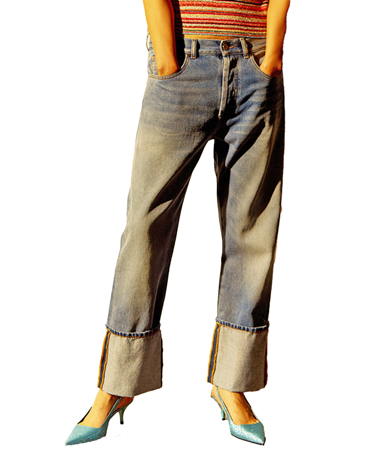CIRCUS HOTEL Jeans Cropped