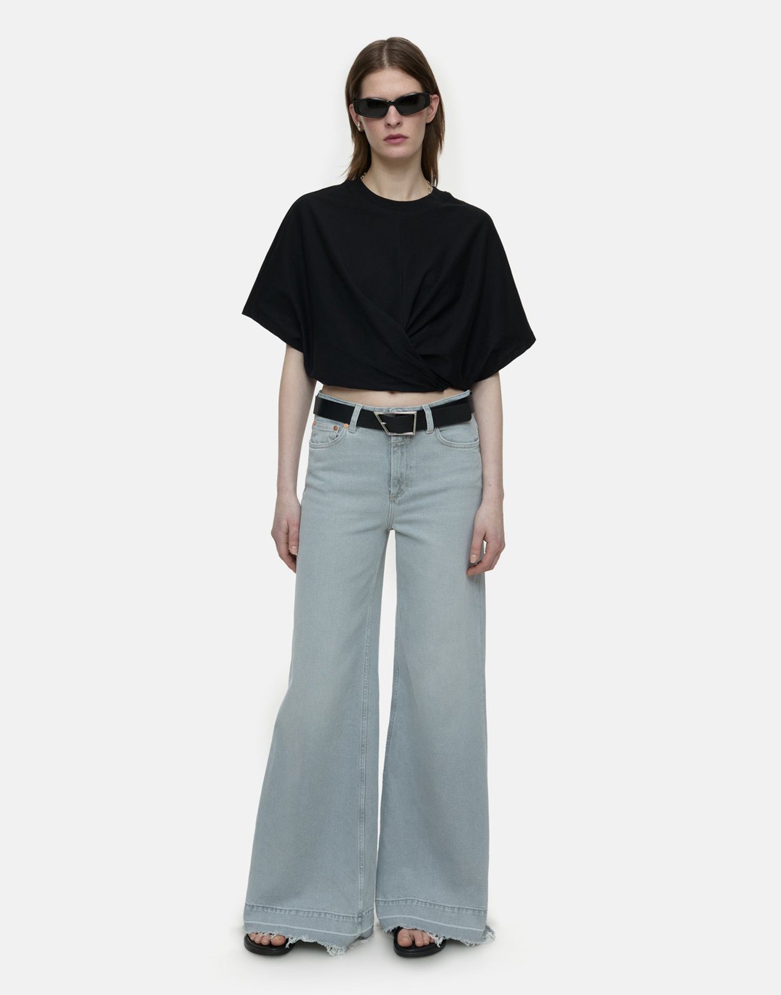 CLOSED Maglia con Fiocco Nera