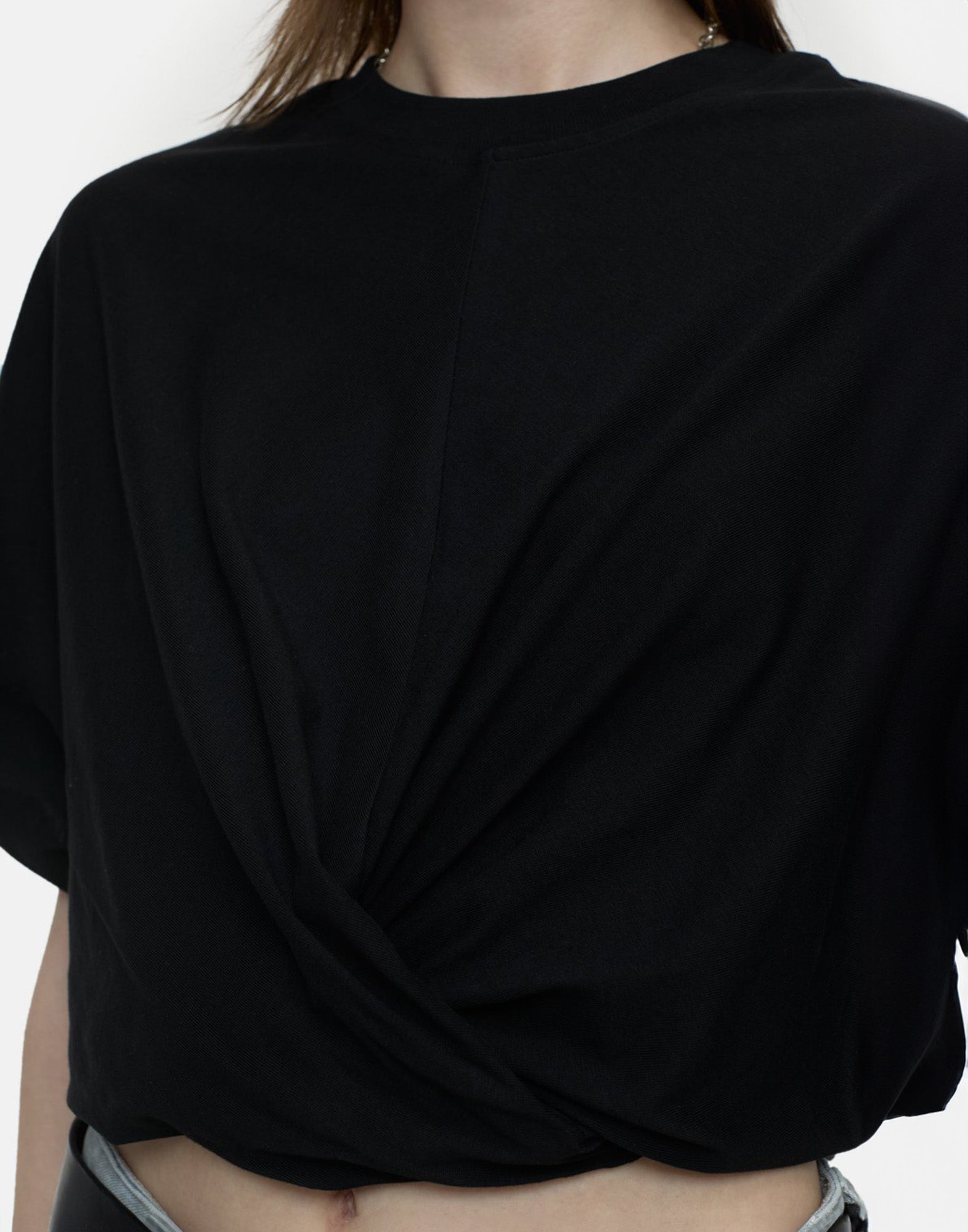 CLOSED Maglia con Fiocco Nera